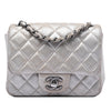 Chanel Mini Square Classic Metallic Lambskin Single Flap Secondhand