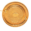 Chanel Gold Plated 31 Rue Cambon Round Brooch Secondhand