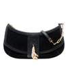 Secondhand Gucci Suede Tiger Head Crossbody