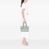 Prada Vitello Daino Grommet Chain Shoulder Bag Secondhand