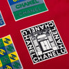 Chanel CC Logo Printed Silk Scarf 90 Secondhand