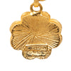 Chanel CC Gold Plated And Resin Clover Pendant Necklace Secondhand
