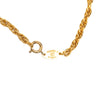 Chanel CC Gold Plated And Resin Clover Pendant Necklace Secondhand