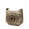 Bottega Veneta Metallic Intrecciato Trimmed Cervo Deerskin Illusion Shoulder Bag Secondhand