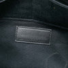 Saint Laurent Croc Embossed Leather Monogram Zip Pouch Secondhand