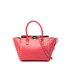 Valentino Small Leather Rockstud Trapeze Satchel Secondhand