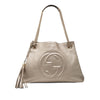 Gucci Medium Metallic Calfskin Soho Chain Tote Secondhand