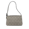 Burberry Tonal Check Canvas Shoulder Bag Secondhand