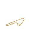 Chanel CC Gold Plated Crown Medallion Station Necklace Secondhand