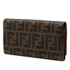 Fendi Zucca Coated Canvas Trifold Long Wallet Secondhand