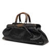 Gucci Calfskin Wood Frame Handbag Secondhand