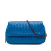 Bottega Veneta Mini Nappa Intrecciato Expandable Chain Flap Crossbody Secondhand