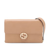 Gucci Dollar Calfskin Interlocking G Wallet on Chain Secondhand