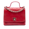 Secondhand Chanel Small Quilted Calfskin Double Pocket Top Handle Flap