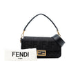 Fendi Zucca Embroidered Canvas Baguette Satchel Secondhand
