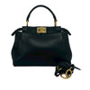 Fendi Mini Leather Peekaboo Iconic Satchel Secondhand