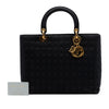 Secondhand Dior Large Nylon Microcannage Lady Dior
