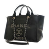Chanel Small Studded Caviar Deauville Tote Secondhand