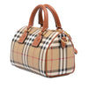 Burberry Mini House Check Coated Canvas Bowling Bag Secondhand
