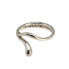 Tiffany Elsa Peretti Sterling Silver Teardrop Ring Secondhand