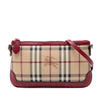 Burberry Haymarket Check Coated Canvas Peyton Crossbody Secondhand