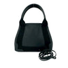 Secondhand Balenciaga Calfskin Perforated Navy Cabas Tote XS