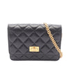 Chanel Quilted Aged Calfskin Reissue 2.55 Wallet on Chain Crossbody Secondhand