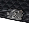 Chanel Old Medium Quilted Lambskin Boy Flap Secondhand