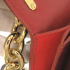 Ferragamo Sara Battaglia Mini Leather Zigzag Gancini Crossbody Secondhand