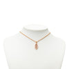 Hermès Rose Gold Plated Mini Maillon Pendant Necklace Secondhand