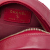 Chanel CC Quilted Lambskin Round Clutch with Chain Secondhand