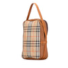Burberry Haymarket Check Canvas Handbag Secondhand