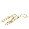 Chanel CC Gold Plated Filigree Balls Chain Long Necklace Secondhand