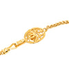 Chanel CC Gold Plated Filigree Balls Chain Long Necklace Secondhand