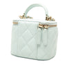 Chanel Mini CC Quilted Lambskin Top Handle Vanity Case With Chain Secondhand
