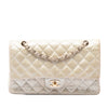 Chanel Medium Classic Iridescent Calfskin Double Flap Secondhand