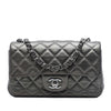Chanel Mini Rectangular Classic Metallic Lambskin Single Flap Secondhand