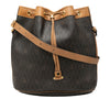 Dior Honeycomb Coated Canvas Drawstring Bucket Bag Secondhand
