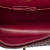 Chanel Medium Classic Chevron Calfskin Pleated Double Flap Secondhand