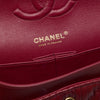Chanel Medium Classic Chevron Calfskin Pleated Double Flap Secondhand