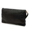 Balenciaga Goatskin Motocross Classic Metallic Edge Envelope Clutch with Strap Secondhand