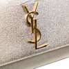 Saint Laurent Metallic Calfskin Cassandre Clutch Secondhand