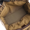 FENDI Zucchino Mamma Bucket Canvas & Leather Shoulder Bag in Brown Secondhand