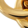 Chanel CC Gold Plated Turn Lock Brooch Secondhand
