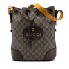 Gucci GG Supreme Neo Vintage Drawstring Bucket Bag Secondhand