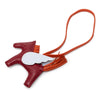 Hermès Milo Lambskin and Swift Grigri Rodeo Pegase Bag Charm PM Secondhand