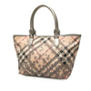 Burberry Large Supernova Check Coated Canvas Star Nickie Tote Secondhand