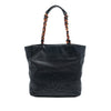 Secondhand Chanel CC Caviar Tortoise Chain Tote