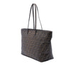 Fendi Medium Zucca Coated Canvas Laser Cut Star Roll Tote Secondhand