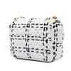 Secondhand Chanel CC Mini Raffia Effect Tweed Flap